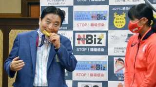 Tokyo Olympics 2020: Organizers to replace Japanese athlete's nibbled gold medal