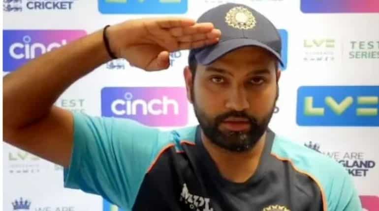 Cricket: Rohit Sharma's epic gesture to a journalist during press conference goes viral - WATCH Cricket: Rohit Sharma's epic gesture to a journalist during press conference goes viral - WATCH