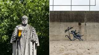 'Great British Spraycation': Famous artist Banksy confirms pieces of street art