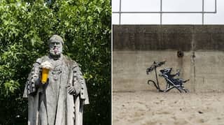 'Great British Spraycation': Famous artist Banksy confirms pieces of street art