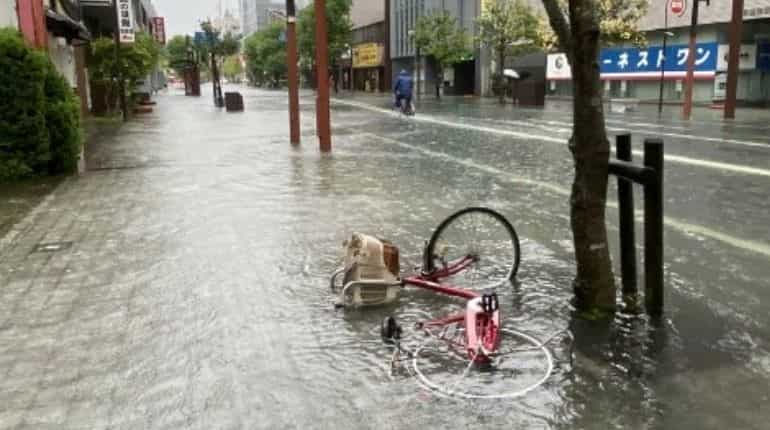 Several areas in Japan issue evacuation alert after floods and landslides Several areas in Japan issue evacuation alert after floods and landslides