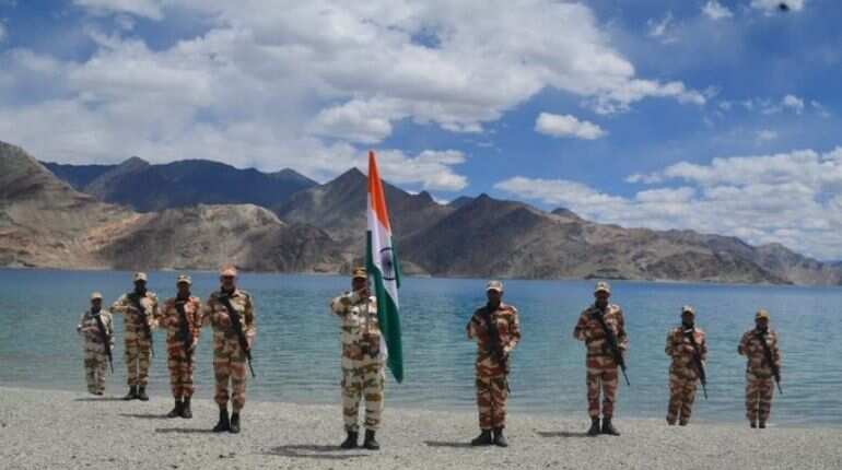 ITBP jawans celebrate Independence Day