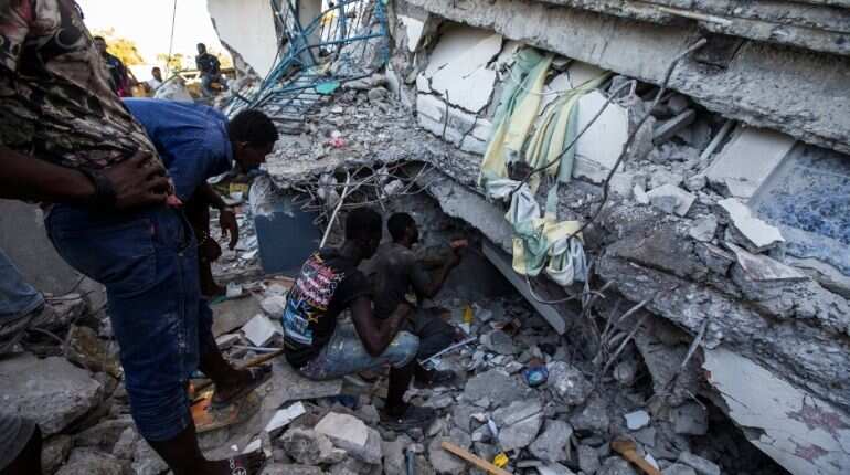 After turmoil, Haiti gets hit with deadly quake killing over 300 After turmoil, Haiti gets hit with deadly quake killing over 300