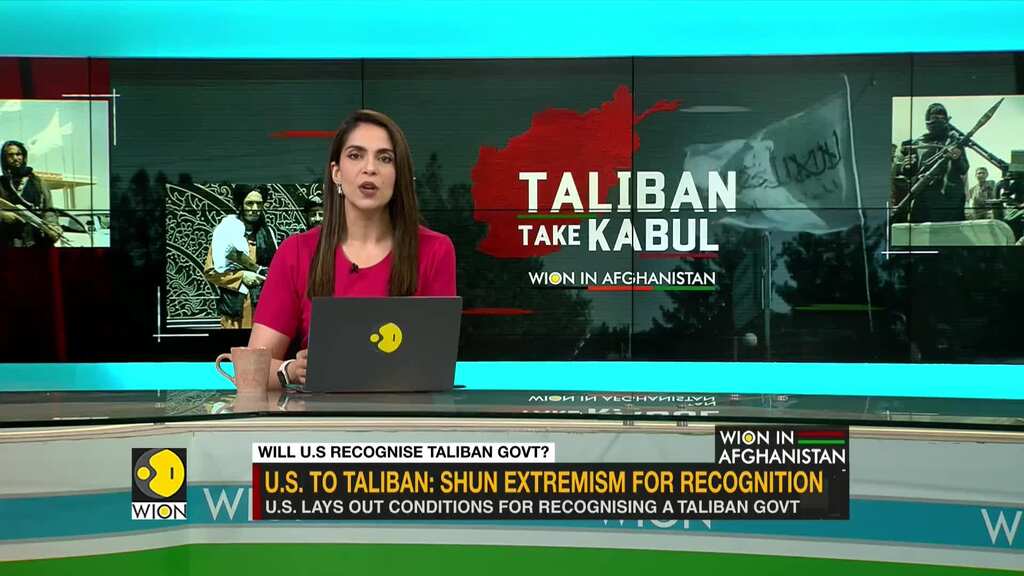 US lays out conditions for recognising a new government in Afghanistan