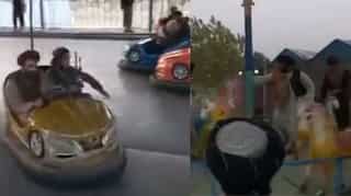 WATCH : Fun amid chaos - Taliban fighters ride in bumper cars with guns; ride horses in merry-go-round in Kabul- Watch