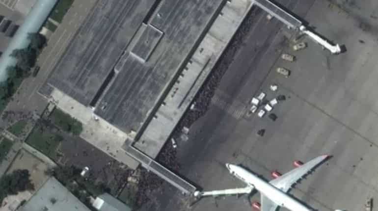 WATCH - Satellite images show chaos at Kabul airport after Taliban takeover of Afghanistan