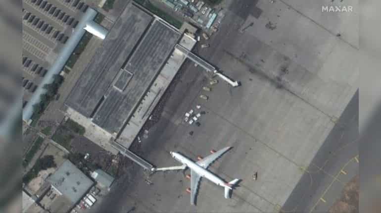 Satellite image shows chaos