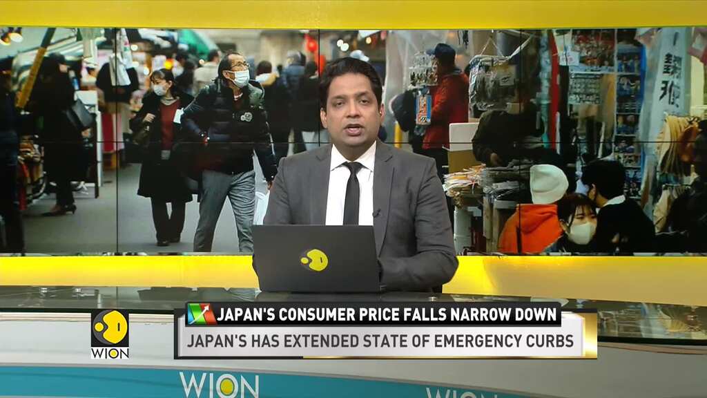 Japan’s core consumer prices narrow their annual pace of falls for three straight months