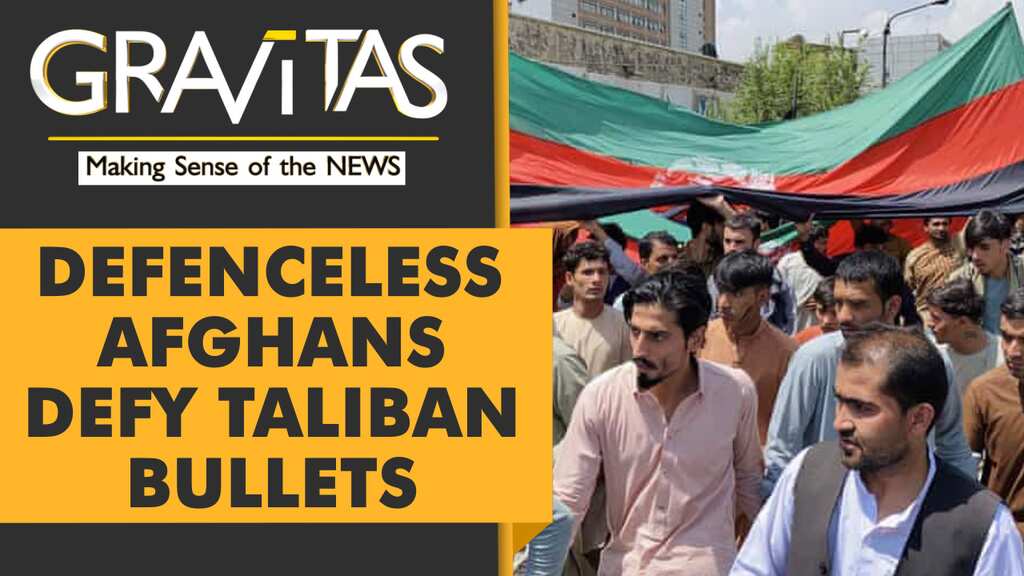 Gravitas: Brave Afghans take to the streets to oppose Taliban's rule