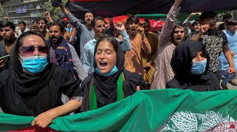Taliban call on Afghanistan's imams to urge unity as protests spread to Kabul
