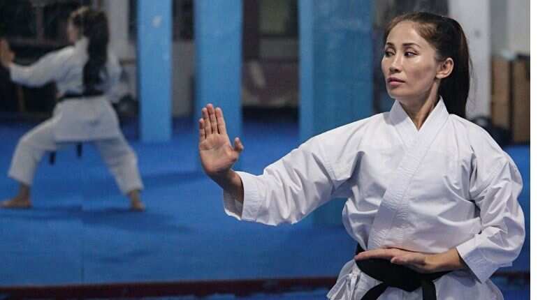 'I feel miserable': Afghan karate champion fears it's game over for female athletes