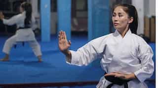 'I feel miserable': Afghan karate champion fears it's game over for female athletes