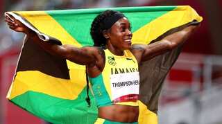 Elaine Thompson-Herah posts second-fastest 100m ever in speedy Pre Classic
