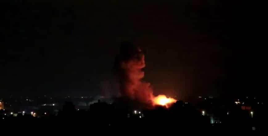 Israel bombs Hamas sites in Gaza over fire balloons