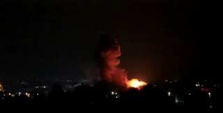 Israel bombs Hamas sites in Gaza over fire balloons