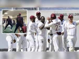 Watch: Hilarious video of West Indies players calling for DRS during 'locker room cricket' goes viral
