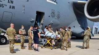 Afghan woman gives birth to baby girl on US aircraft at Germany air base
