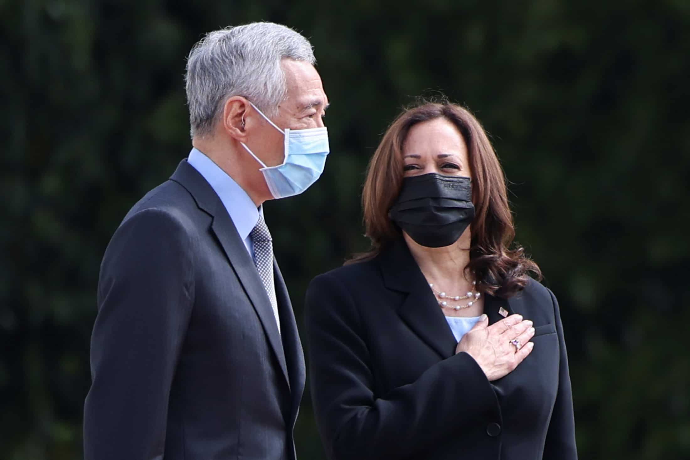 Singapore offers tanker aircraft to US for Afghan evacuation as VP Harris holds talks with PM Lee