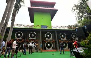 India's first smog tower inaugurated in New Delhi's Connaught Place