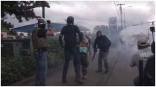 Far-right, far-left protests turn violent in Portland