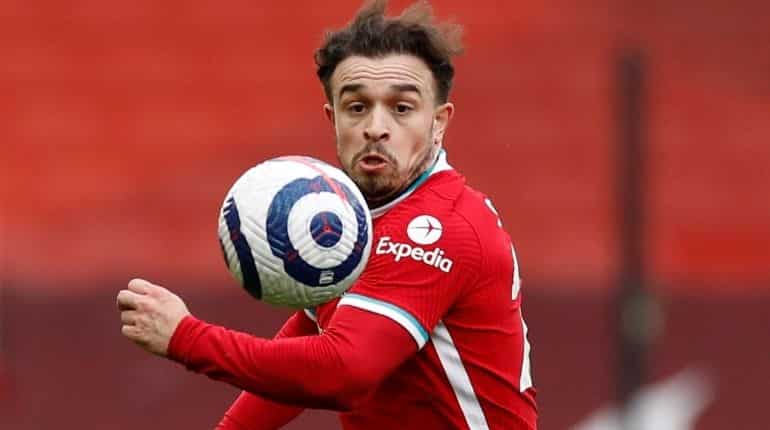 Liverpool's Swiss winger Xherdan Shaqiri joins Lyon Liverpool's Swiss winger Xherdan Shaqiri joins Lyon