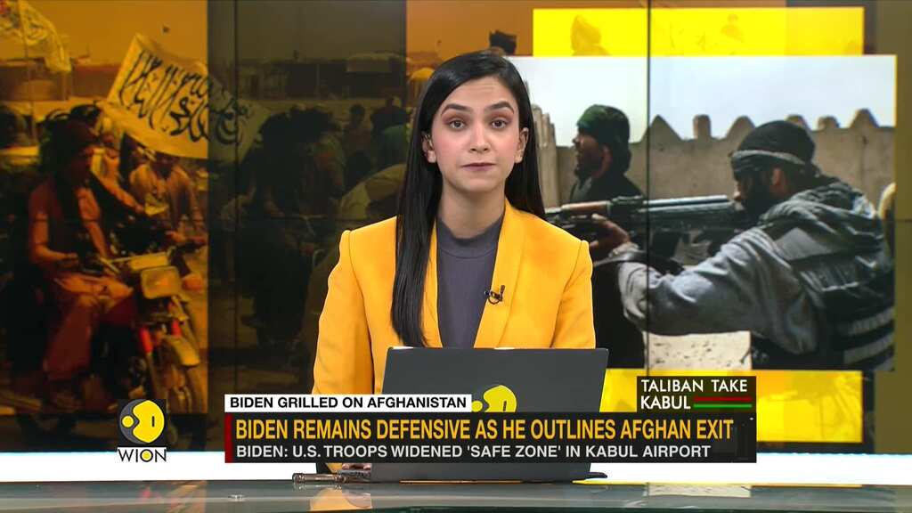 Biden says US troops widened 'safe zone' in Kabul airport