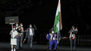 Tokyo Paralympics: Tek Chand leads India's charge as flag-bearer during opening ceremony - watch