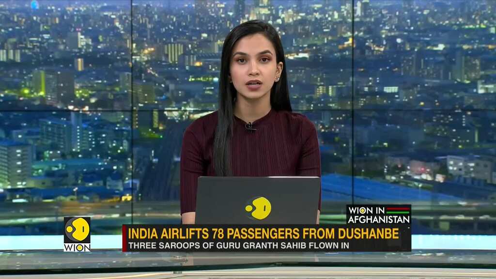 Three copies of Guru Granth Sahib along with 44 Sikhs and Hindus evacuated from Kabul