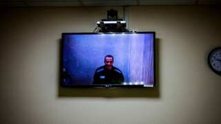 In first interview from jail, an upbeat Navalny discusses prison life