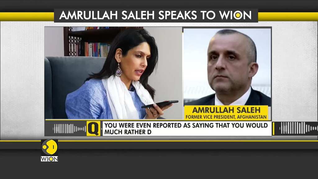 'If person of my stature tries to escape, it would be disgraceful', says Amrullah Saleh