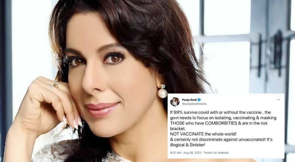 Pooja Bedi trolled for anti-vaccine remarks, calling COVID protocols 'useless'