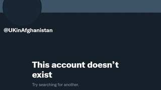 UK suddenly deletes its Afghan embassy's Twitter account