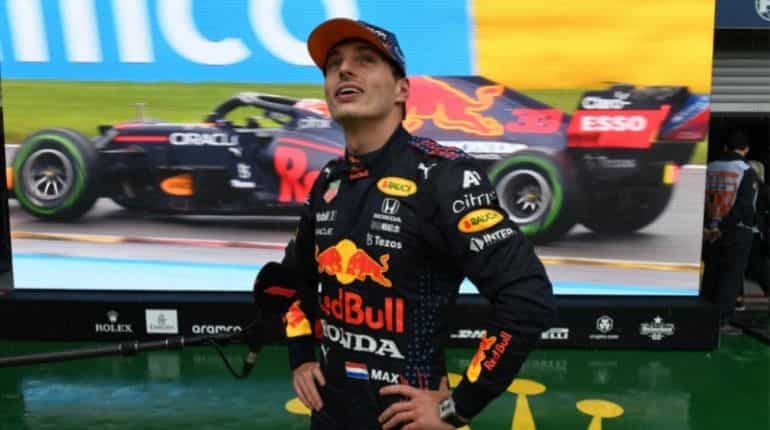 Max Verstappen secures pole in dramatic Belgian Grand Prix qualifying Max Verstappen secures pole in dramatic Belgian Grand Prix qualifying