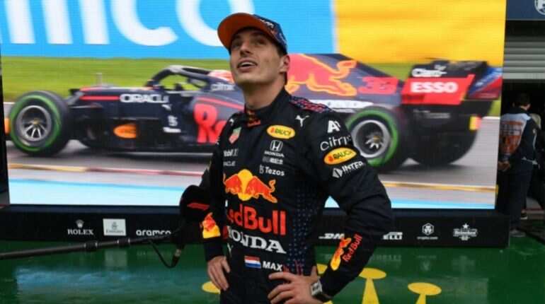 Max Verstappen secures pole in dramatic Belgian Grand Prix qualifying