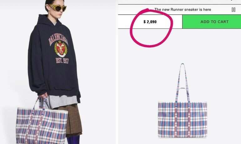 Viral: Internet is calling this Balenciaga shopper bag worth 1 lakh a desi thaila, here's why