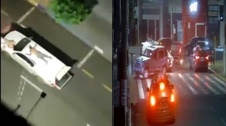 Watch | 'Money Heist in real life?': Hostages tied to cars in bank robbery in Brazil as human shields Watch | 'Money Heist in real life?': Hostages tied to cars in bank robbery in Brazil as human shields