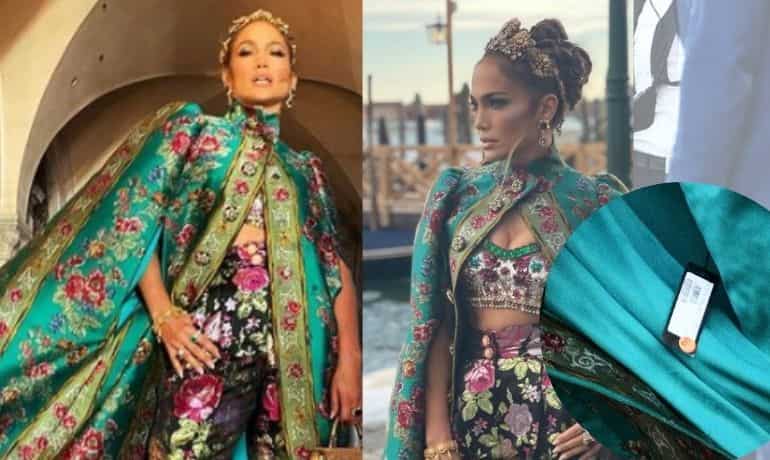Jennifer Lopez stuns in floral ensemble but leaves price tag attached; Internet reacts!