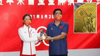 China's Zhu Xueying donates 'already peeling' Olympic gold medal to sports museum