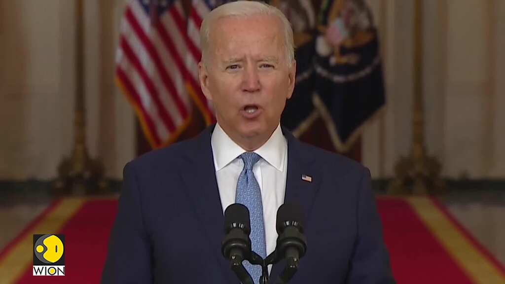 Biden delivers remark after military withdrawal, says America's Afghan war comes to an end