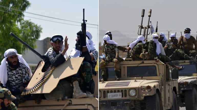 Taliban shows off its might by carrying out parade with US army's weapons