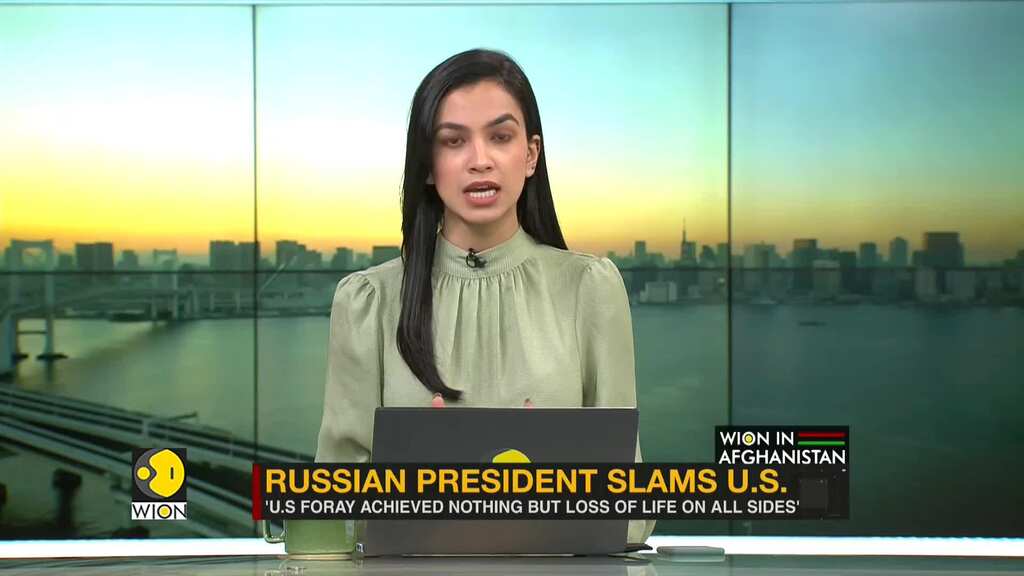 Vladimir Putin says US foray achieved nothing but loss of life on all sides