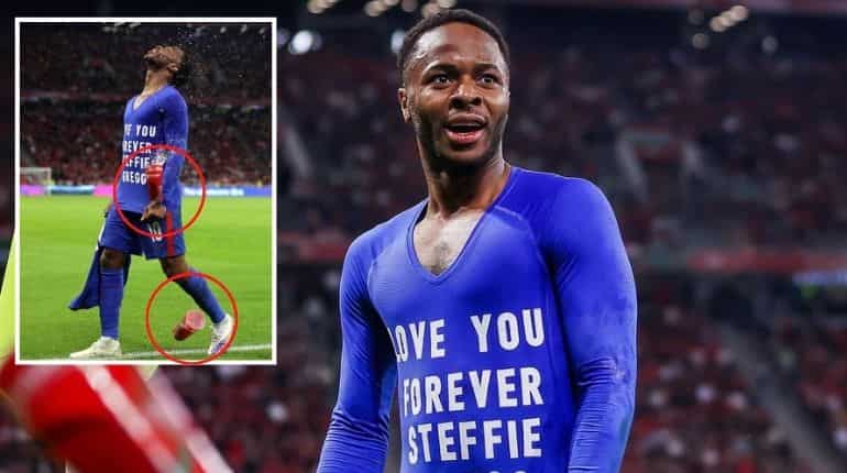 Video: Raheem Sterling pelted with beer cups as England players targeted with racial abuses by Hungary supporters