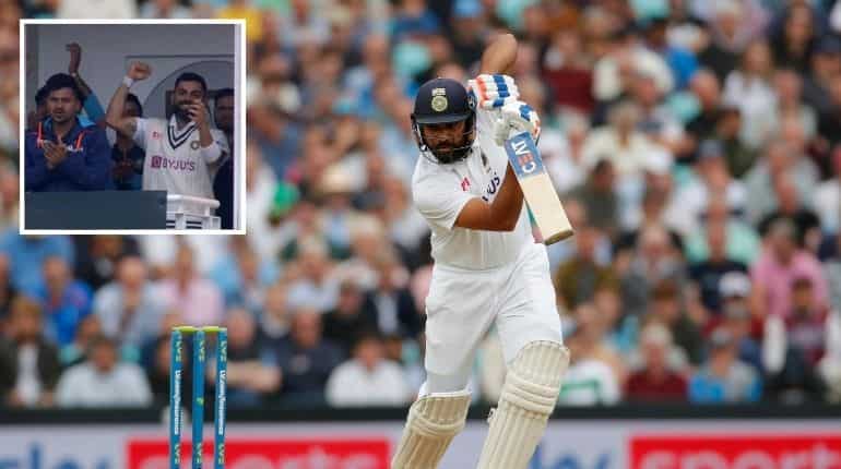 Watch: Ecstatic Virat Kohli celebrates Rohit Sharma's ton against England, his reaction goes viral