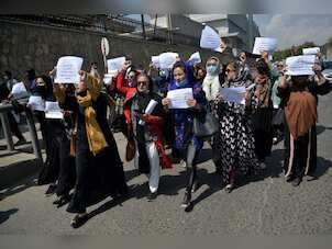 Kabul women's protest demanding equal rights turn violent, Taliban resort to tear gas