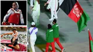 Watch: Afghan athletes carry national flag high during Tokyo Paralympics closing ceremony