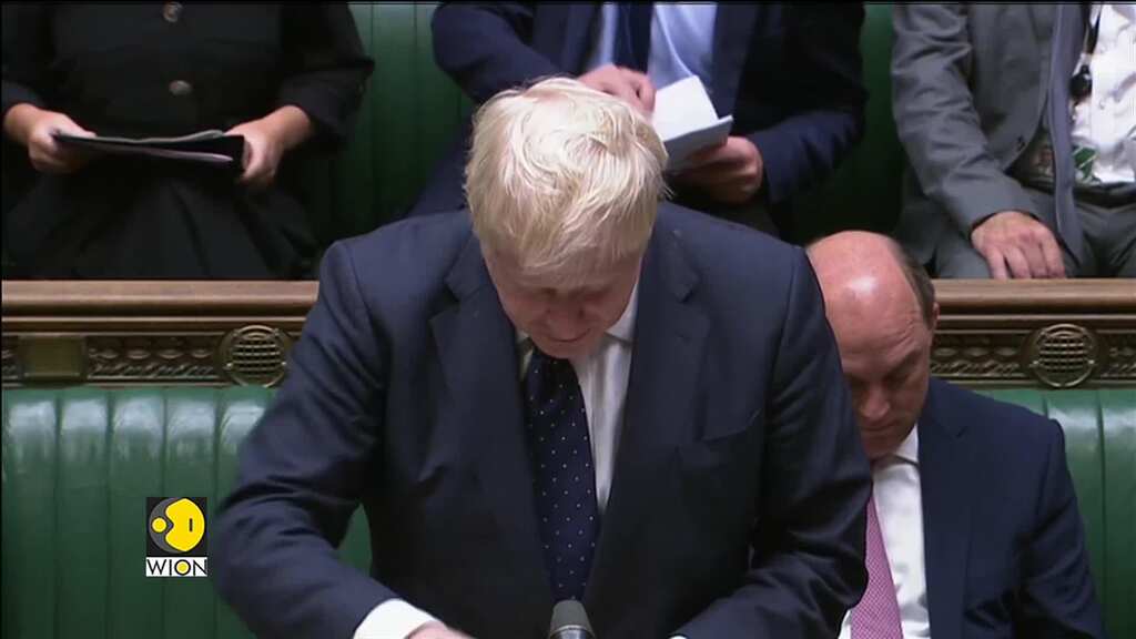 UK PM Boris Johnson addresses lawmakers on Afghanistan pullout