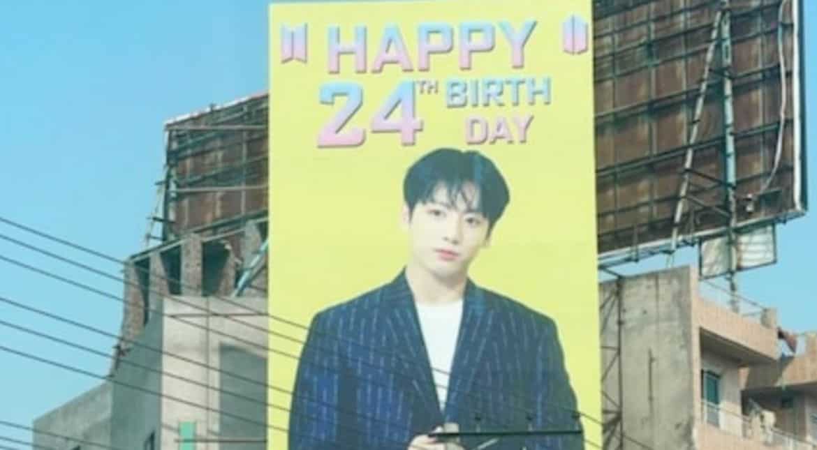 BTS' Jungkook birthday billboard removed in Pakistan for 'promoting homosexuality'