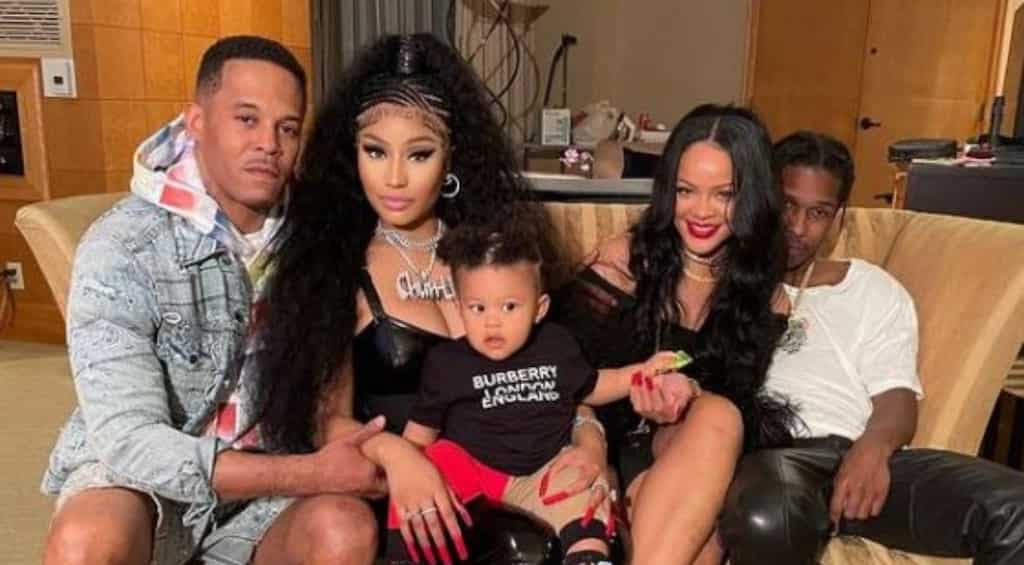 Rihanna, Nicki Minaj's reunion with beaus A$AP Rocky and Keneth Petty is picture perfect