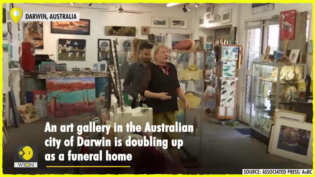 Art gallery doubles up as funeral home