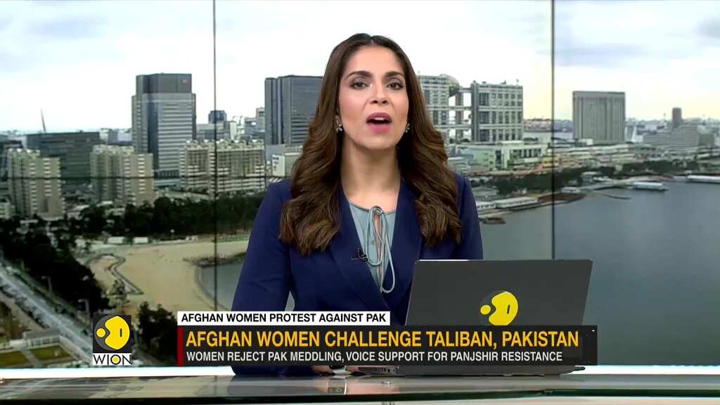 Afghan women protest against Taliban, Pakistan in Afghanistan